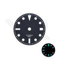 Retro GMT Dial for Seiko NH34 Mod: Matte Black with Date