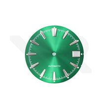 Load image into Gallery viewer, Gentleman Style Sunburst Dial for Seiko Mod: Green
