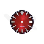 Textured Metallic Sunburst Dial for Seiko Mod: Gradient Red Dial GS Indices