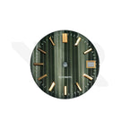 Cotes de Geneve Style Dial for Seiko Mod - Green GS Style Gold Indices