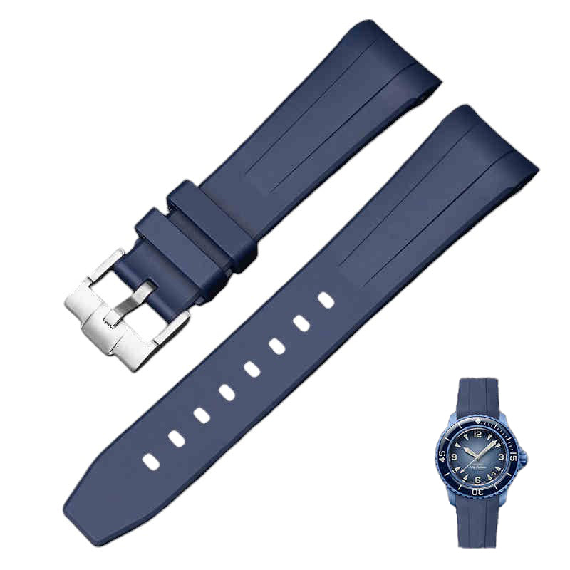 Rubber B Style Strap for Blancpain x Swatch Ocean Of Storms
