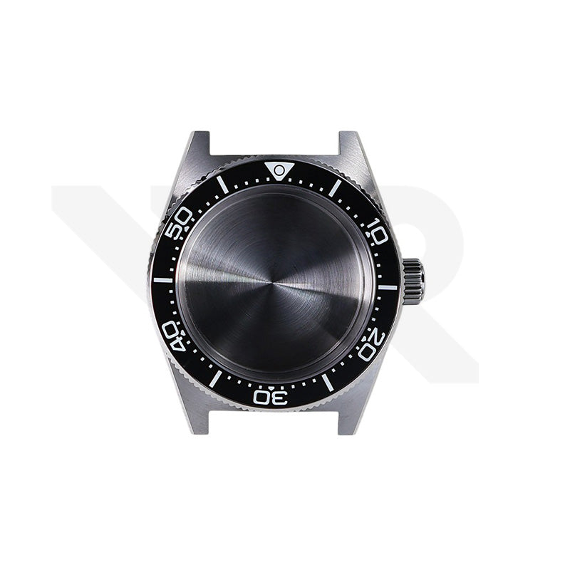 62MAS Gehäuseset für Seiko Mod: Seiko-Style schwarze Keramiklünette