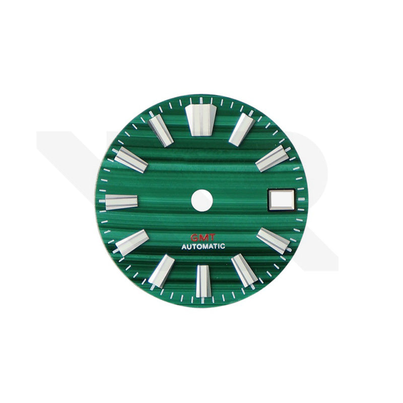 Malachite Green GMT Dial for Seiko NH34 Mod