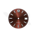 Copper Brown Sunburst GS Dial for Seiko Mod: GS Indices