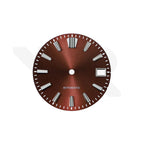 Copper Brown Sunburst GS Dial for Seiko Mod: GS Indices