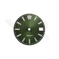 Textured Metallic Sunburst Dial for Seiko Mod: Olive Green Dial GS Indices