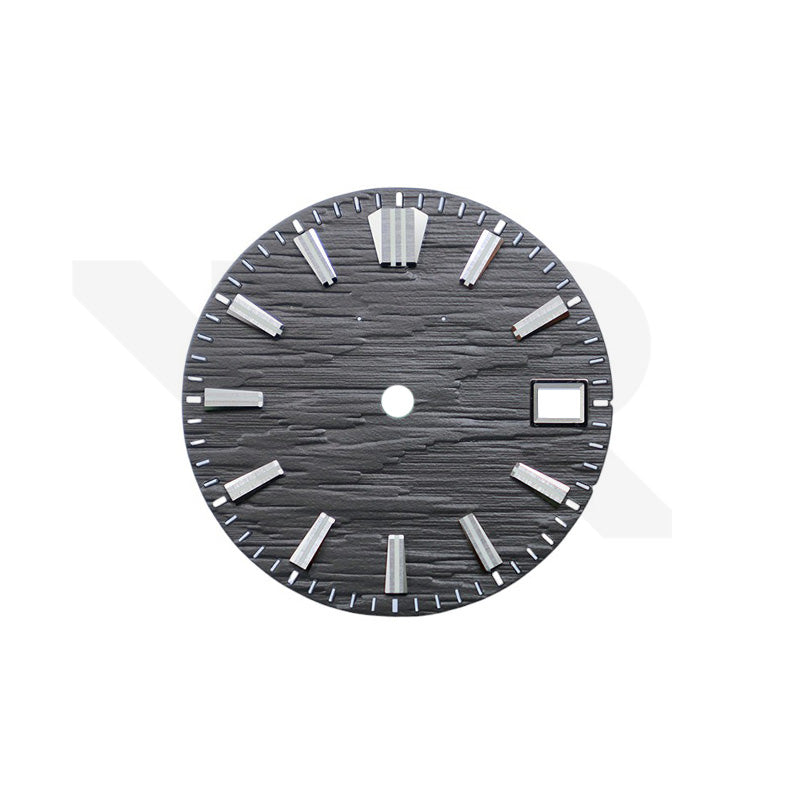 GS White Birch Style Ash Gray Dial for Seiko Mod: Silver GS Style Indices