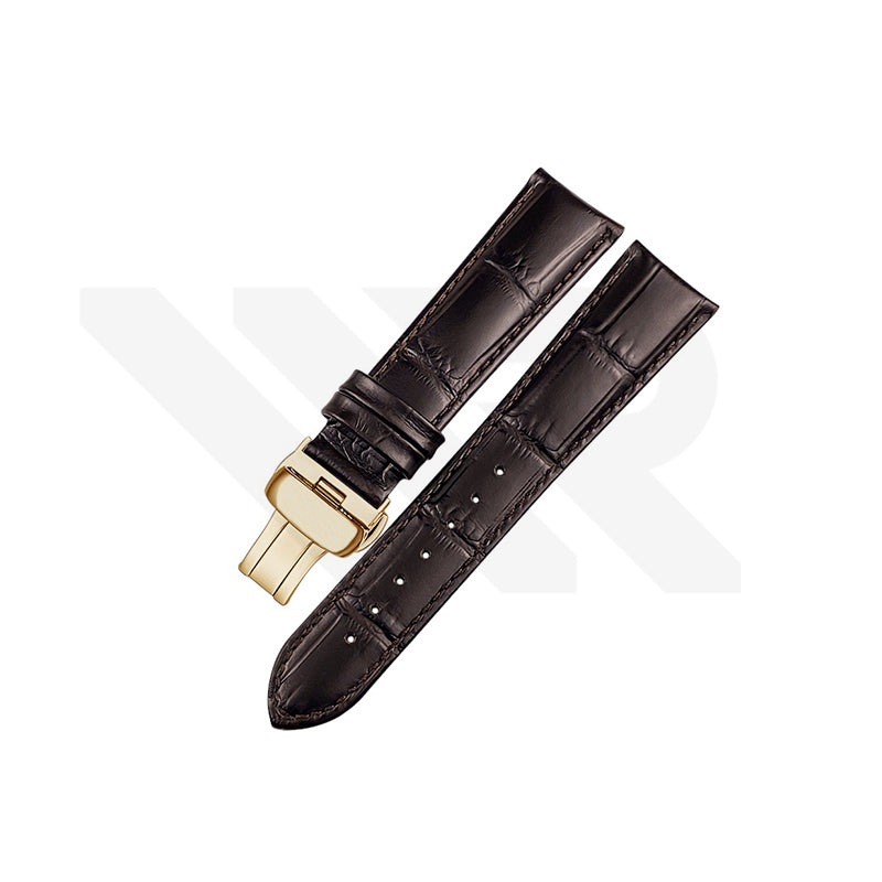 Replacement Leather Strap Compatible with Tissot Chemin des Tourelles Powermatic 80 T099407A / T099408A