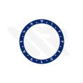 Full Lume Arabic Aluminium Sloped Bezel Insert for SKX/SRPD - Blue
