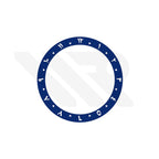 Full Lume Arabic Aluminium Sloped Bezel Insert for SKX/SRPD - Blue