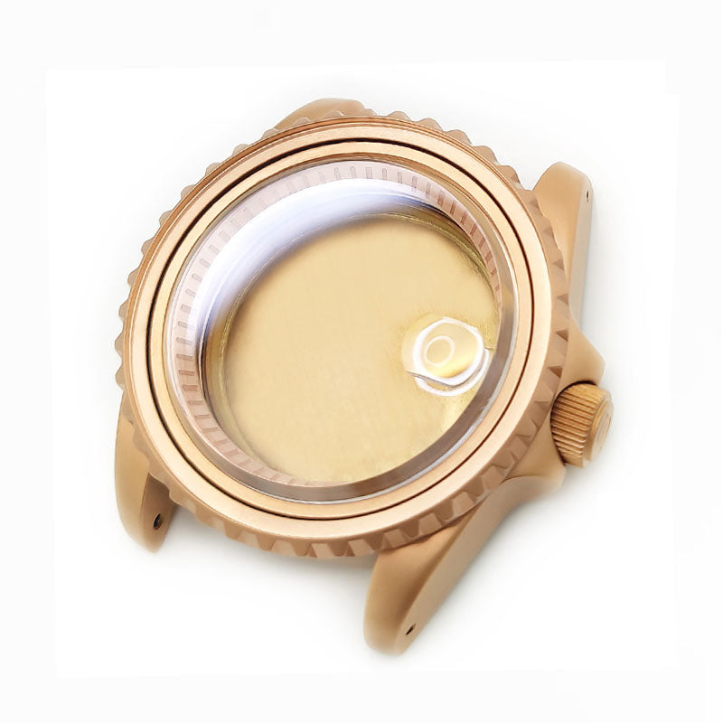 SKX SUB Sandblasted Case Set for Seiko Mod: Rose Gold