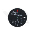 Relax Dial V2 for Seiko Mod: Black / White - Red Logo