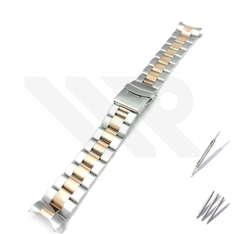 Oyster Bracelet for SKX/SRPD - Steel / Rose Gold