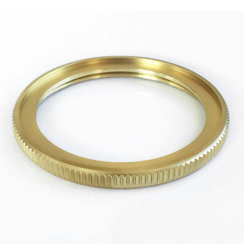 Coin Edge Sandblasted Gold Bezel for SKX / SRPD