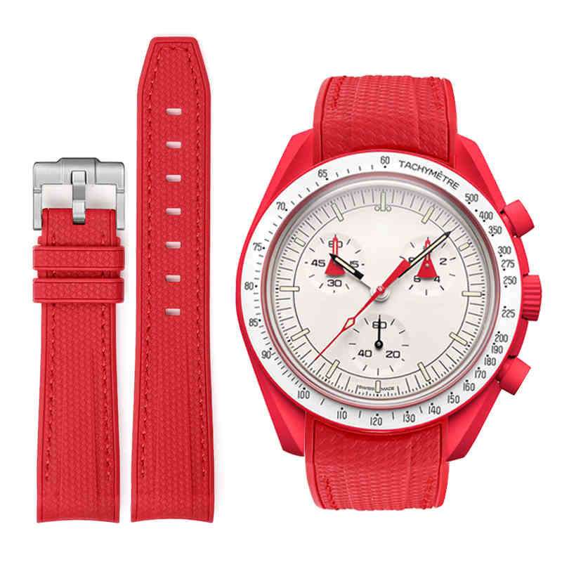 Rubber Strap Compatible with Omega x Swatch MoonSwatch