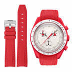Rubber Strap Compatible with Omega x Swatch MoonSwatch