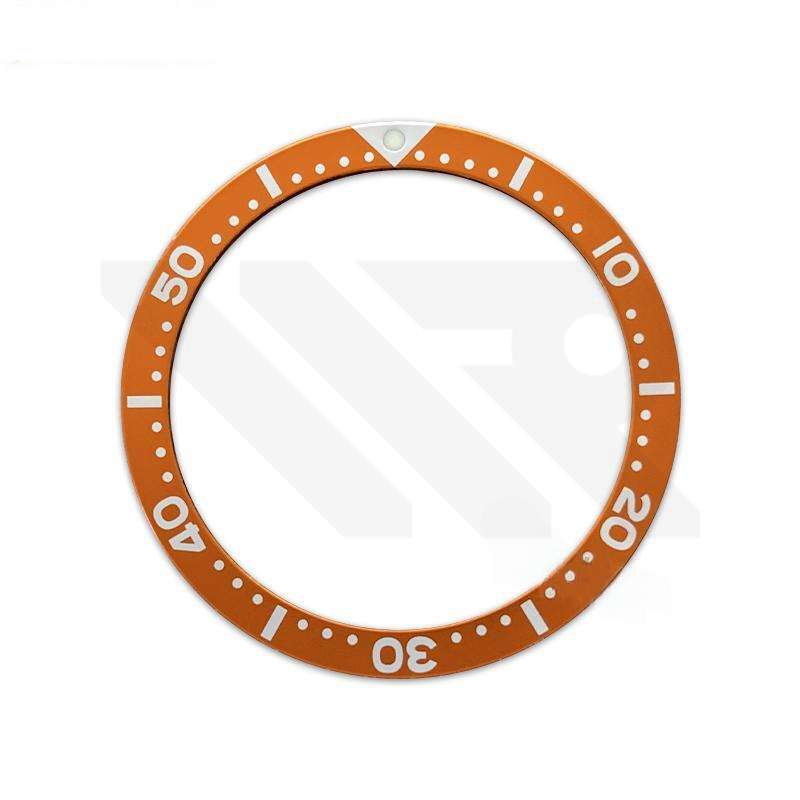 SKX007 Aluminium Flat Bezel Insert for SKX/SRPD - Orange