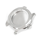Nautilus Brushed Case Set for Seiko Mod: Silver