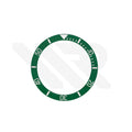 SUB Style Ceramic Sloped Bezel Insert for SKX/SRPD: Green/White