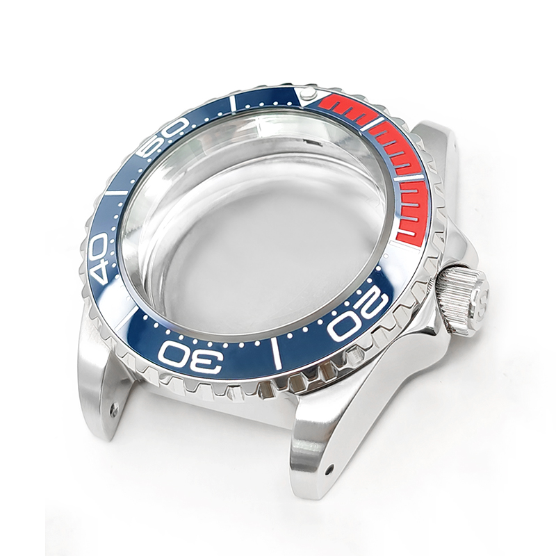 SUB Oyster Style Brushed Case Set for Seiko SKX / SRPD Mod: Silver