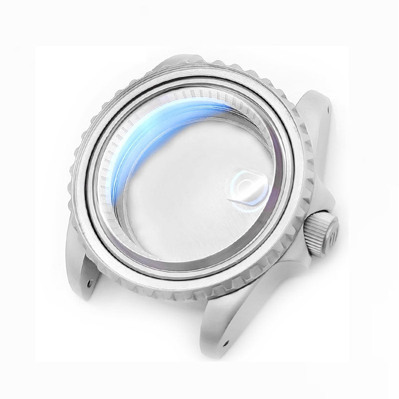 SKX SUB Sandblasted Case Set for Seiko Mod: Silver