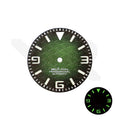 Seigaiha Japanese Wave Dial for Seiko Mod: Fume Green