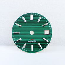 Load image into Gallery viewer, Malachite Green GMT Dial for Seiko NH34 Mod
