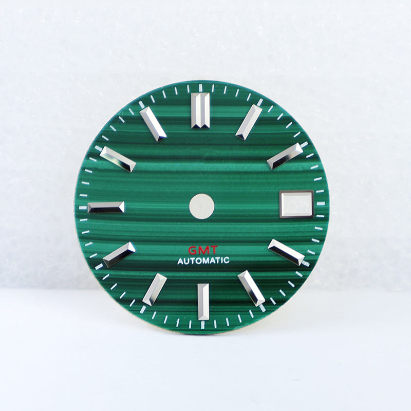 Malachite Green GMT Dial for Seiko NH34 Mod