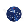 Relax Sunburst Dial V2 for Seiko Mod: Navy / White - Red Logo