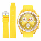 Rubber Strap Compatible with Omega x Swatch MoonSwatch