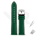 Nylon Silicone Diver Strap for Seiko 5 Street Fighter Prospex Series - Green Black