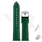 Nylon Silicone Diver Strap for Seiko 5 Street Fighter Prospex Series - Green Black