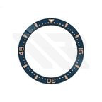 Hydro Style Ceramic Sloped Bezel Insert for SKX/SRPD - Aegean Blue/Rose Gold