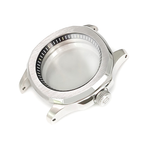 Nautilus Brushed Case Set for Seiko Mod: Silver