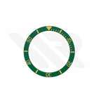 SUB Style Ceramic Sloped Bezel Insert for SKX/SRPD: Green/Gold
