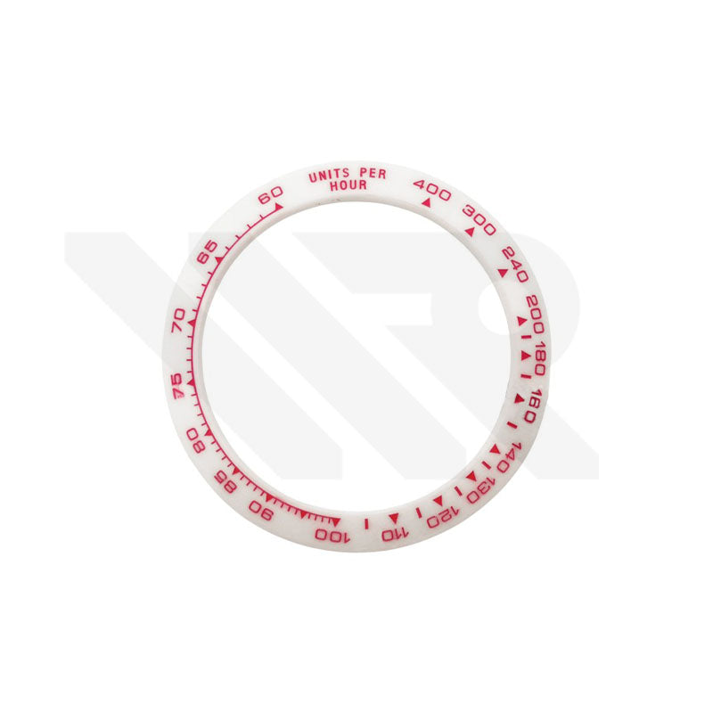 Daytona Style Replacement Ceramic Bezel Insert for Rolex 116500: White/Red