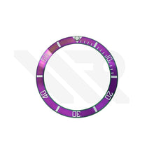 Load image into Gallery viewer, SUB Ceramic Sloped Bezel Insert for SKX/SRPD - Purple/White
