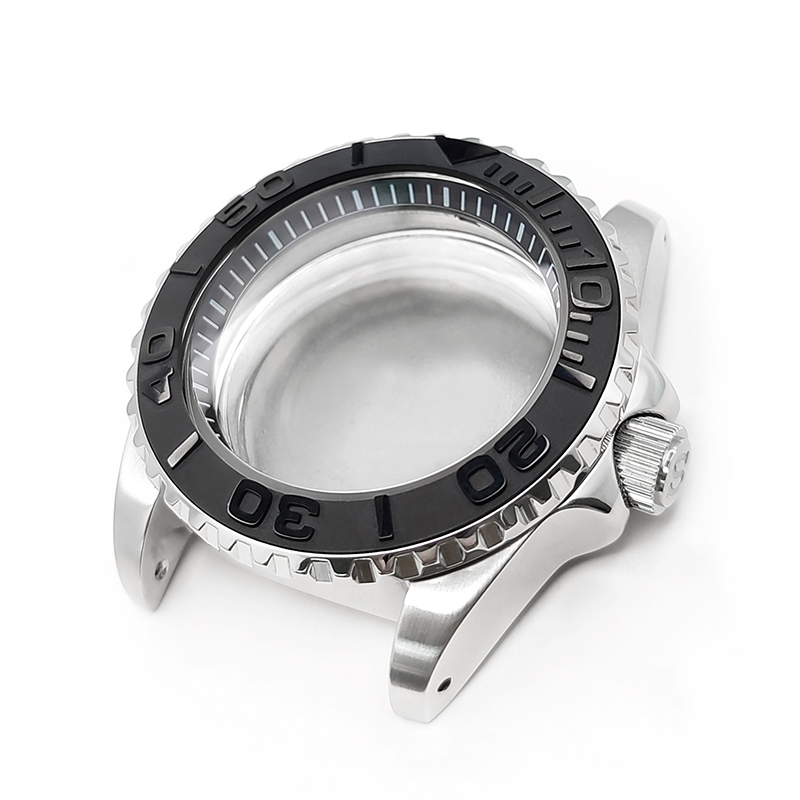 YM Oyster Style Brushed Case Set for Seiko SKX / SRPD Mod: Silver