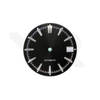Gentleman-Zifferblatt mit Sonnenschliff für Seiko Modell: Schwarz