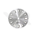 Silver Sunburst Dial for Seiko Mod: Silver Trapezoid Indices