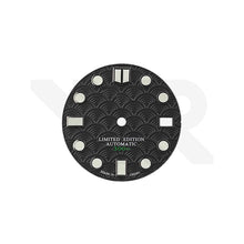 Load image into Gallery viewer, Seigaiha Wave Dial for Seiko Mod - Black/Green
