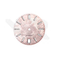 GS Shunbun Style Blossom Pink Dial for Seiko Mod: Silver GS Style Indices with 6h Date Window