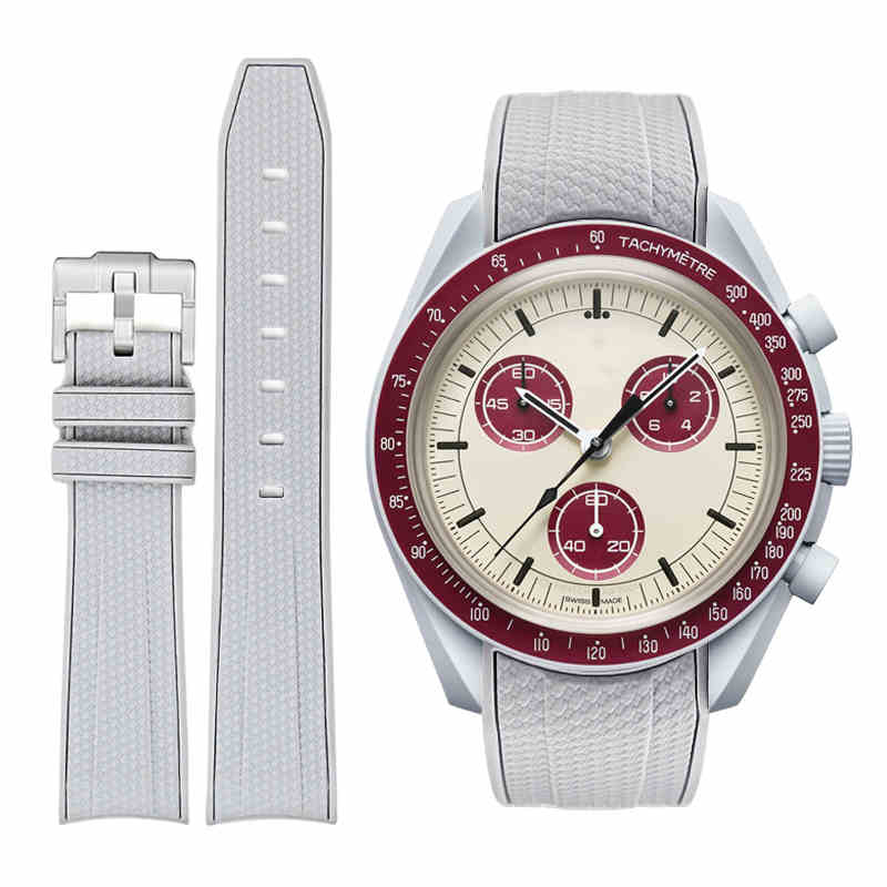 Rubber Strap Compatible with Omega x Swatch MoonSwatch