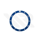 SUB Style Ceramic Sloped Bezel Insert for SKX/SRPD: Blue/White