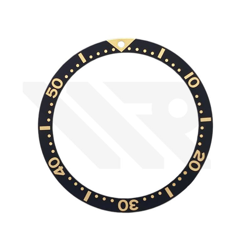 Diver Aluminium Flat Bezel Insert for SRP Turtle Seiko Mod