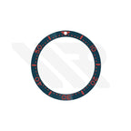 Seiko Style Diver Ceramic Flat Bezel Insert for SKX / SRPD - Navy-Red