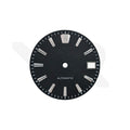 Zifferblatt mit mattierter Oberfläche für Seiko Modell: GS Stil Schwarz