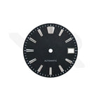 Zifferblatt mit mattierter Oberfläche für Seiko Modell: GS Stil Schwarz