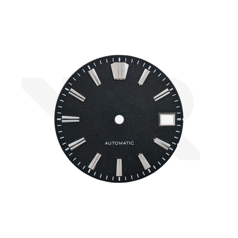 Frosted Finishing Dial for Seiko Mod: GS Style Black