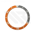 SKX007 Aluminium Flat  Bezel Insert for SKX/SRPD - Grey/Orange